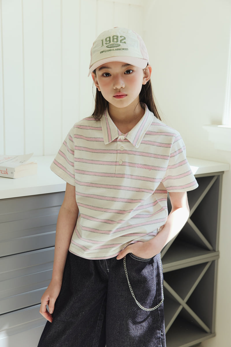 Sm2 - Korean Children Fashion - #fashionkids - Romance Collared Tee