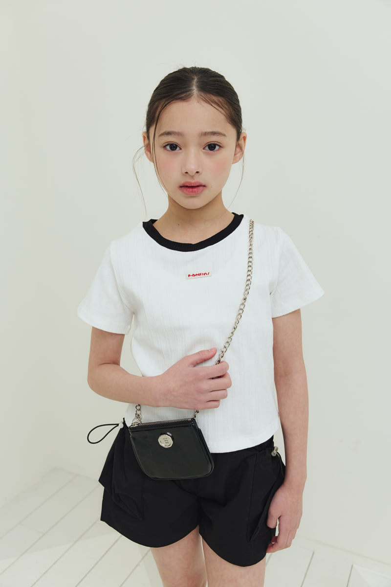 Sm2 - Korean Children Fashion - #fashionkids - Color Neck Ribbed Tee
