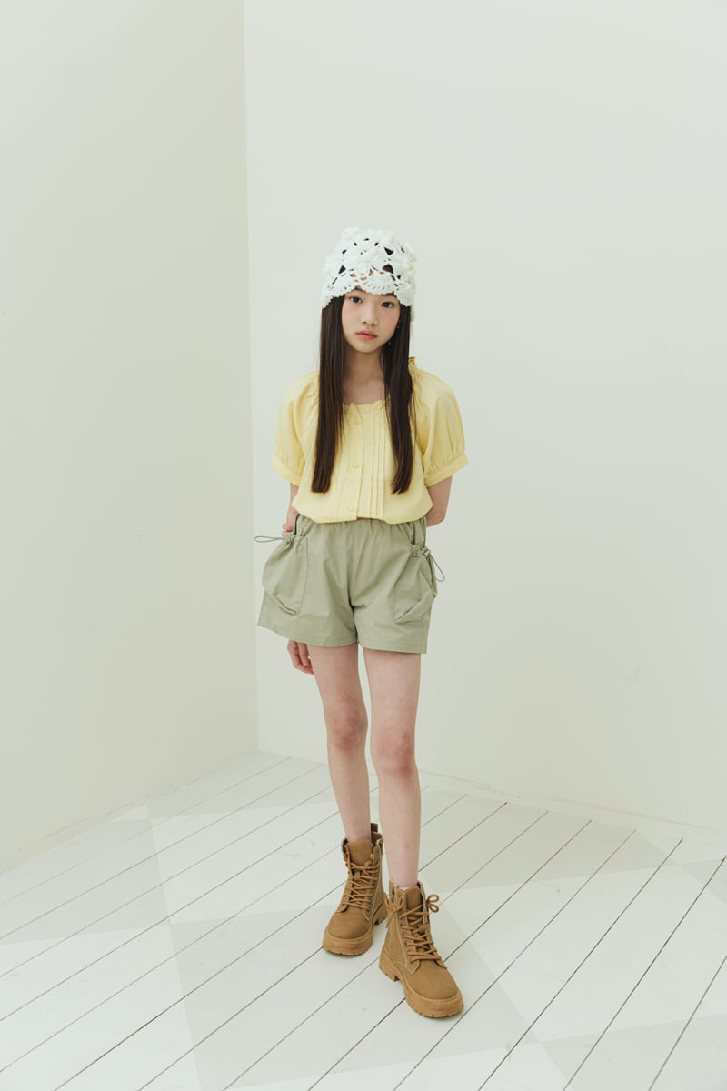 Sm2 - Korean Children Fashion - #kidsshorts - Pocket Shirred Pants - 9