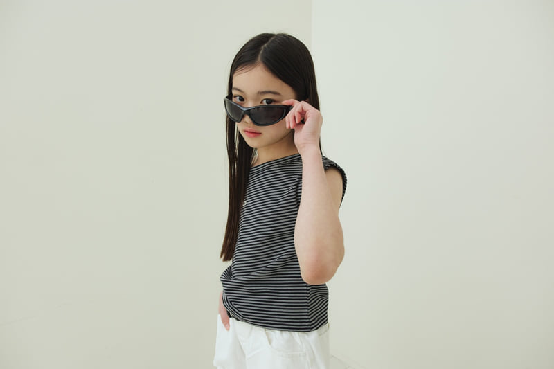 Sm2 - Korean Children Fashion - #kidsshorts - Open Shoulder Tee - 7