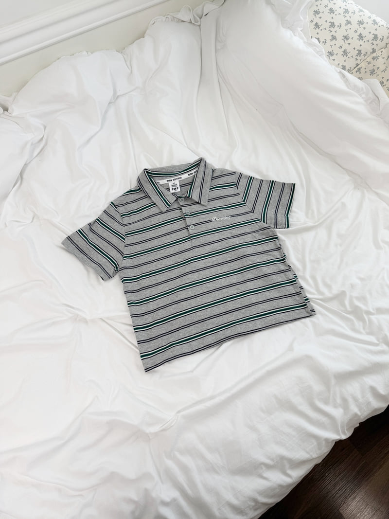 Sm2 - Korean Children Fashion - #kidsshorts - Romance Collared Tee - 2