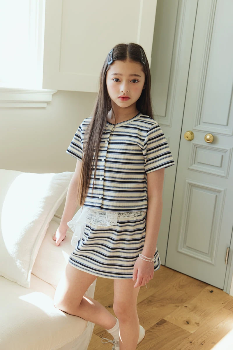 Sm2 - Korean Children Fashion - #kidsstore - Skirt Top Bottom Set