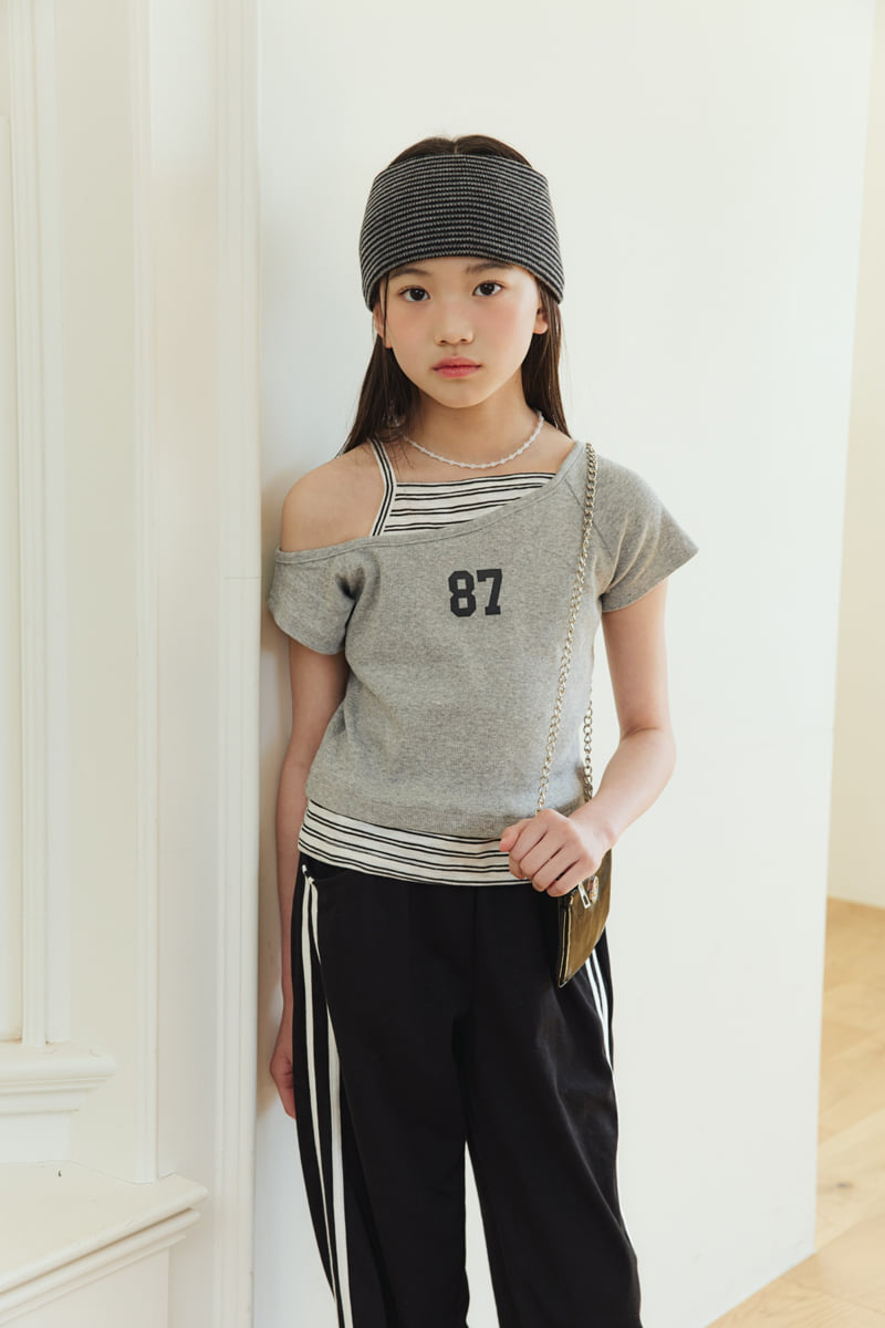 Sm2 - Korean Children Fashion - #kidsstore - Slit Layered Tee - 7