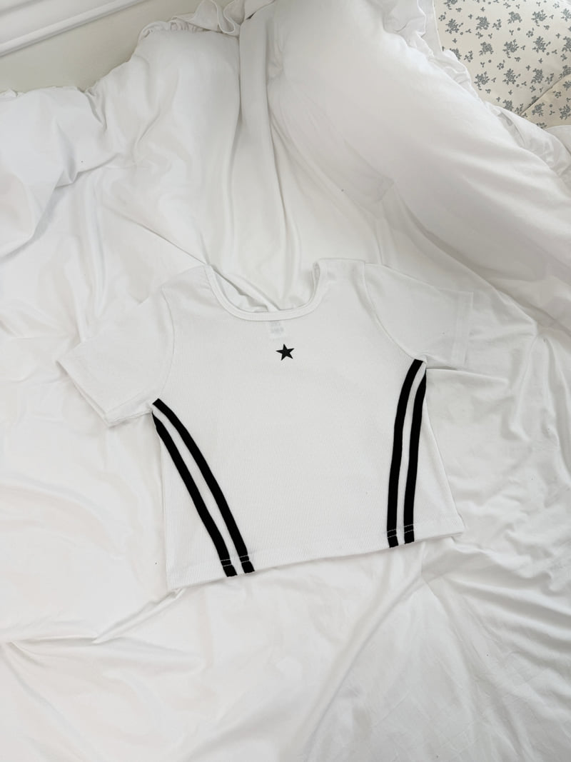 Sm2 - Korean Children Fashion - #kidzfashiontrend - Line Ribbed Tee - 3