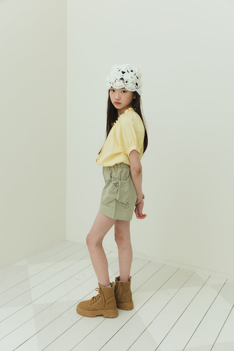 Sm2 - Korean Children Fashion - #kidzfashiontrend - Pocket Shirred Pants - 11