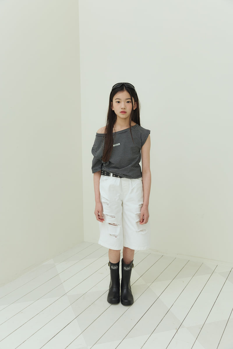 Sm2 - Korean Children Fashion - #kidzfashiontrend - Open Shoulder Tee - 9