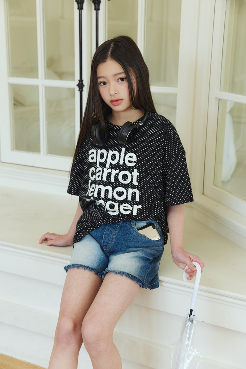 Sm2 - Korean Children Fashion - #kidzfashiontrend - Cut Denim Shorts - 7