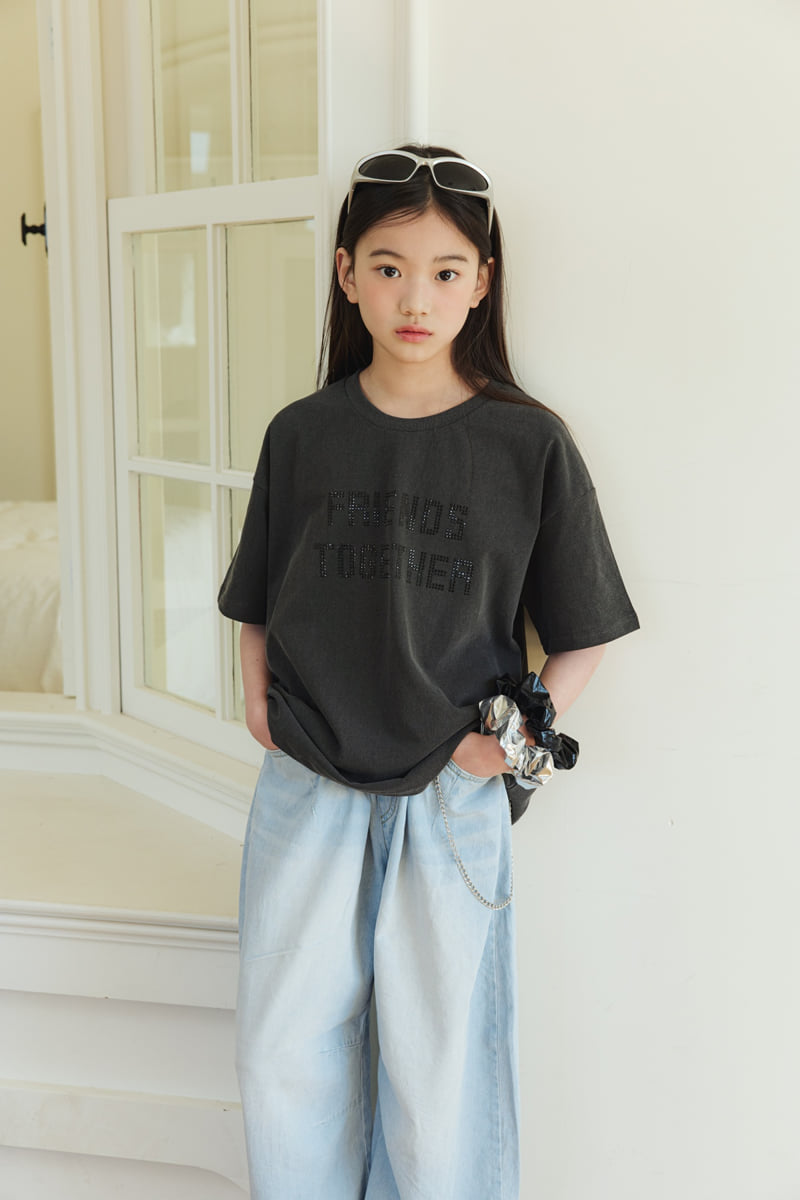 Sm2 - Korean Children Fashion - #littlefashionista - Friends Cubic Tee - 8