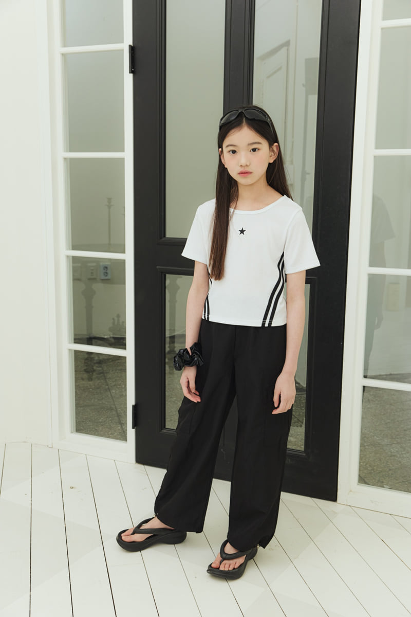 Sm2 - Korean Children Fashion - #littlefashionista - Line Ribbed Tee - 5