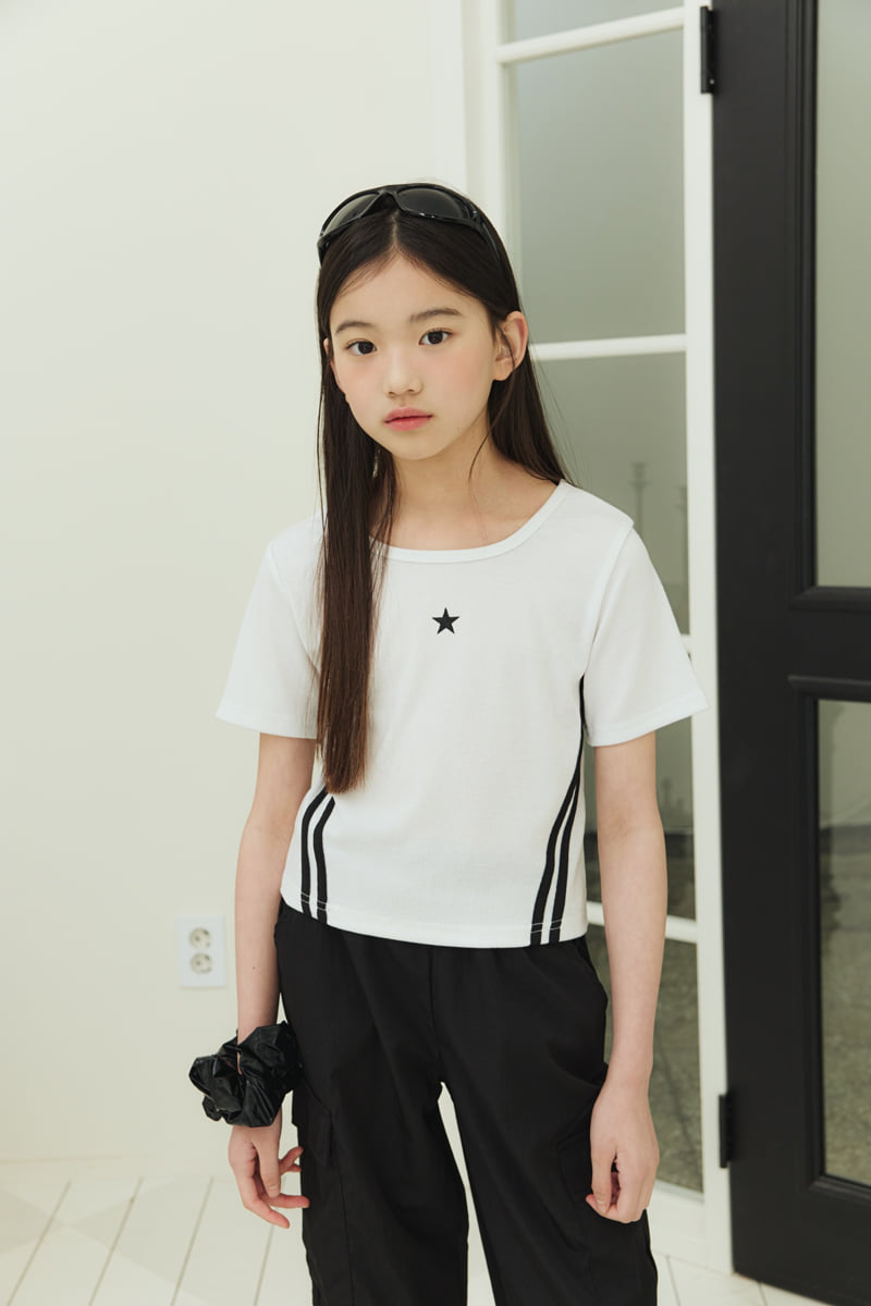 Sm2 - Korean Children Fashion - #magicofchildhood - Line Ribbed Tee - 6