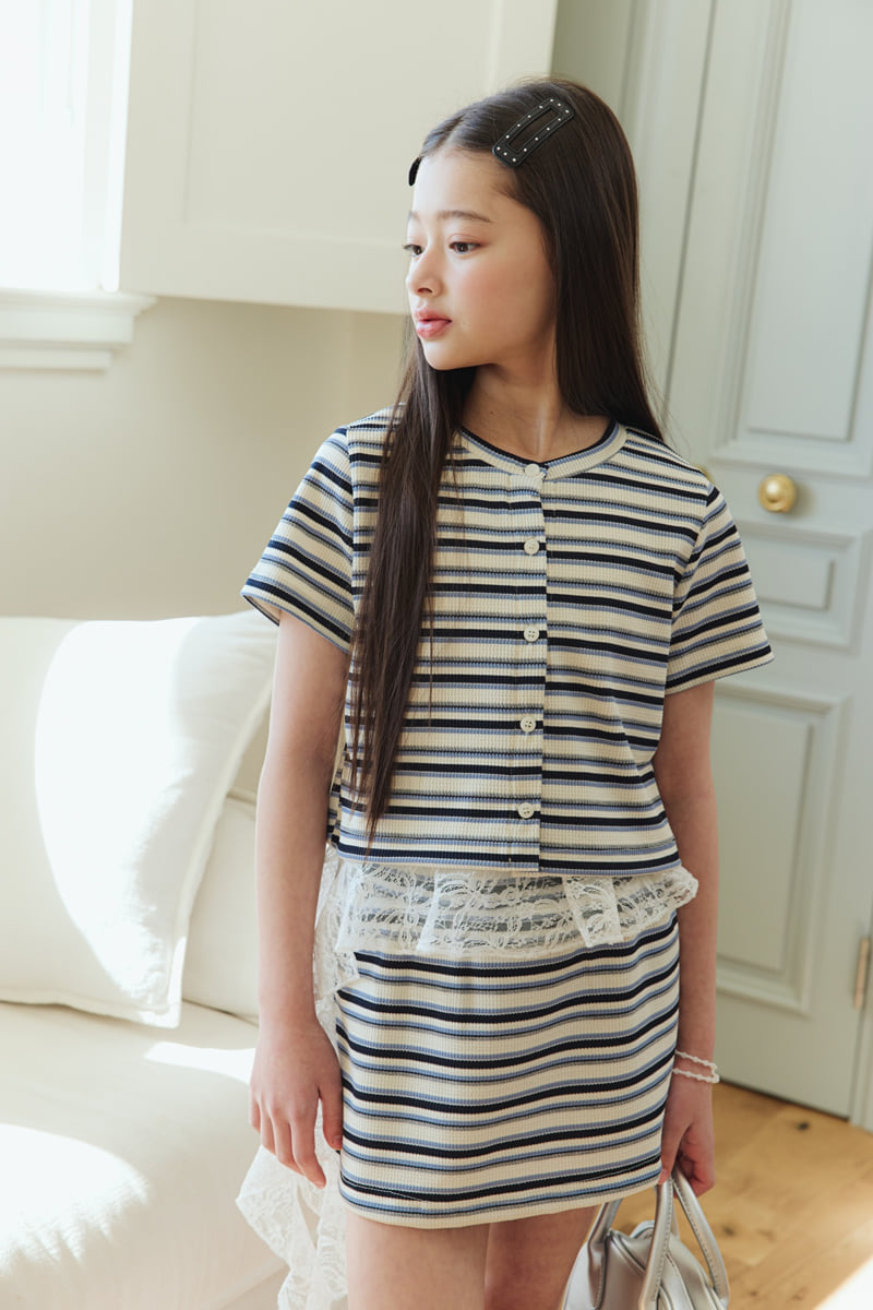 Sm2 - Korean Children Fashion - #magicofchildhood - Skirt Top Bottom Set - 5
