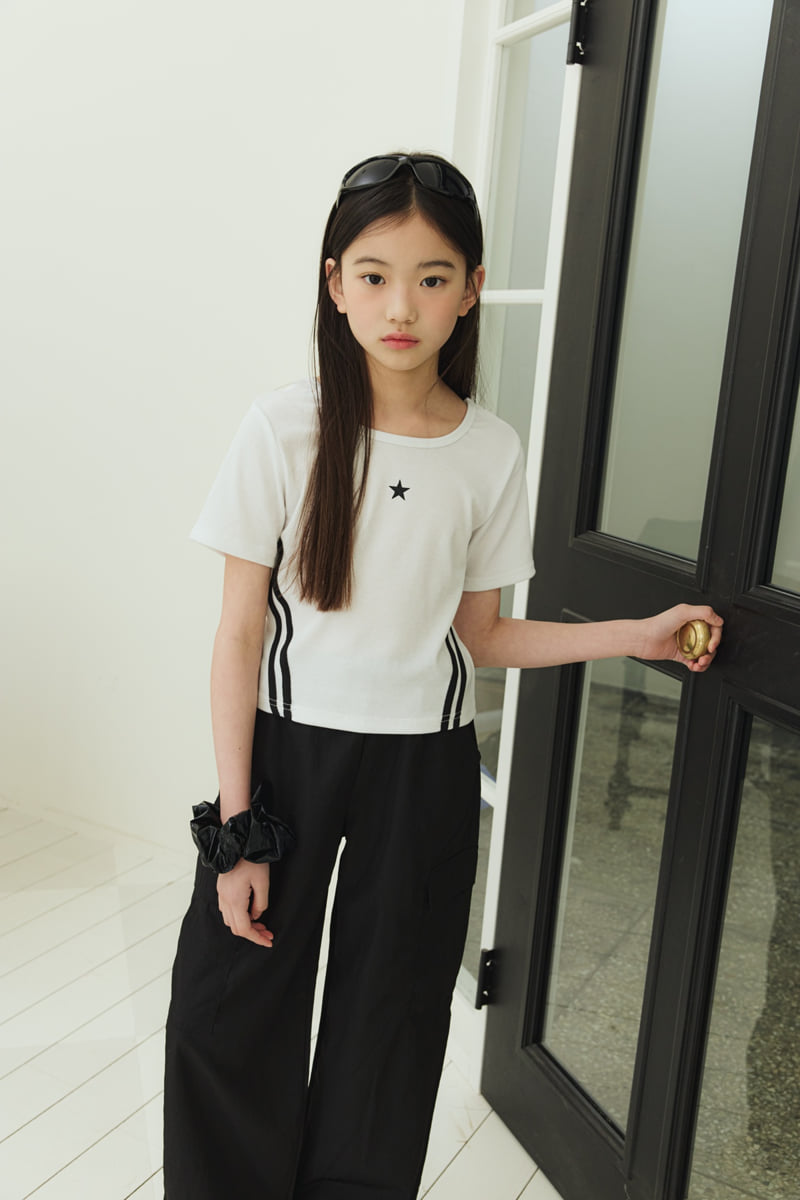 Sm2 - Korean Children Fashion - #minifashionista - Line Ribbed Tee - 7
