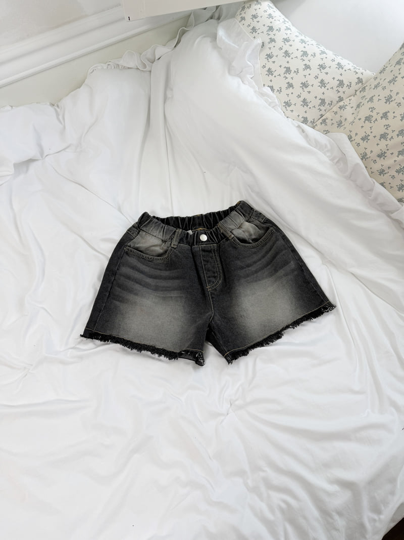 Sm2 - Korean Children Fashion - #minifashionista - Cut Denim Shorts - 11