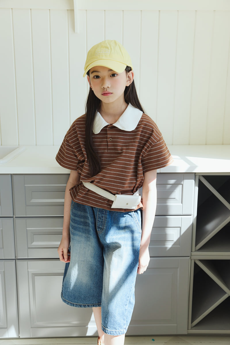 Sm2 - Korean Children Fashion - #prettylittlegirls - Celine Polo Shirt - 5