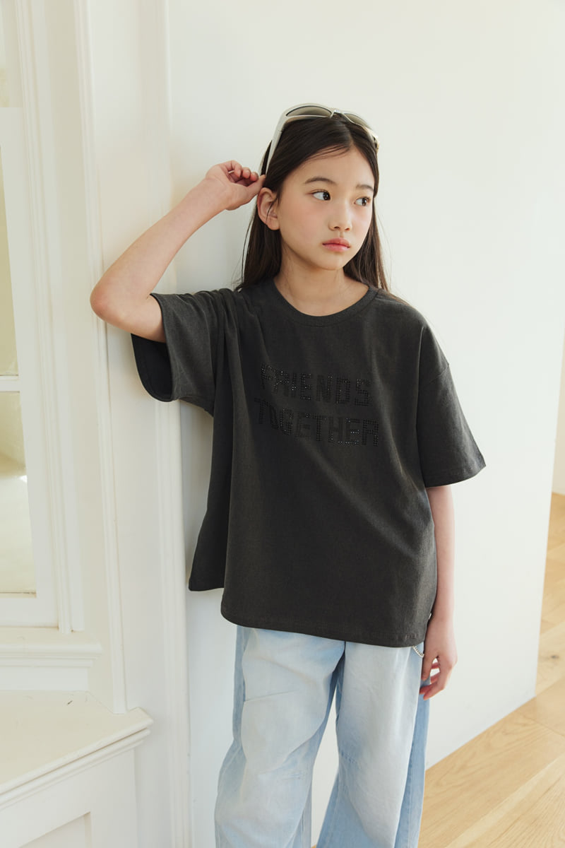 Sm2 - Korean Children Fashion - #prettylittlegirls - Friends Cubic Tee - 11