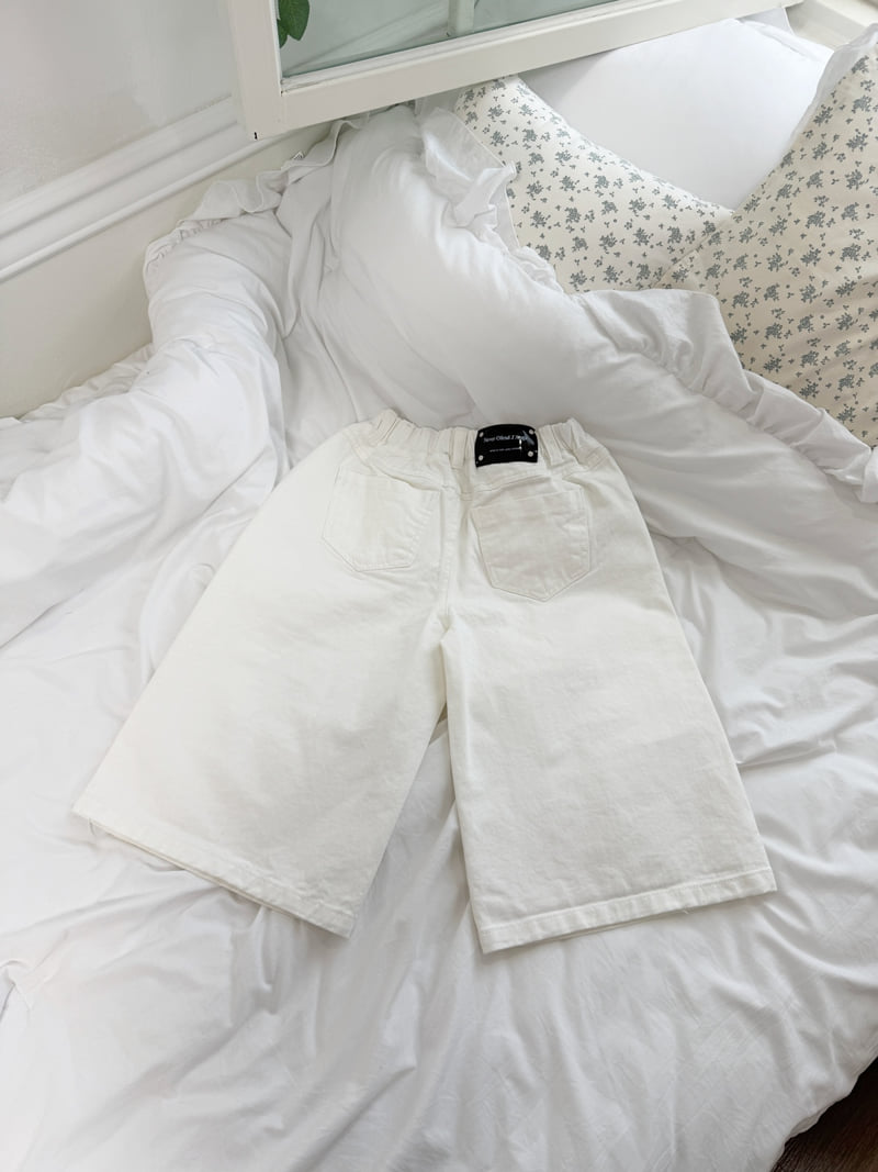 Sm2 - Korean Children Fashion - #prettylittlegirls - Vintage Bermuda Shorts (Ivory) - 10