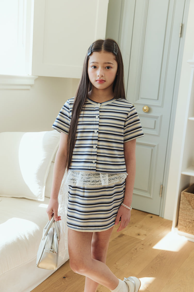 Sm2 - Korean Children Fashion - #prettylittlegirls - Skirt Top Bottom Set - 7