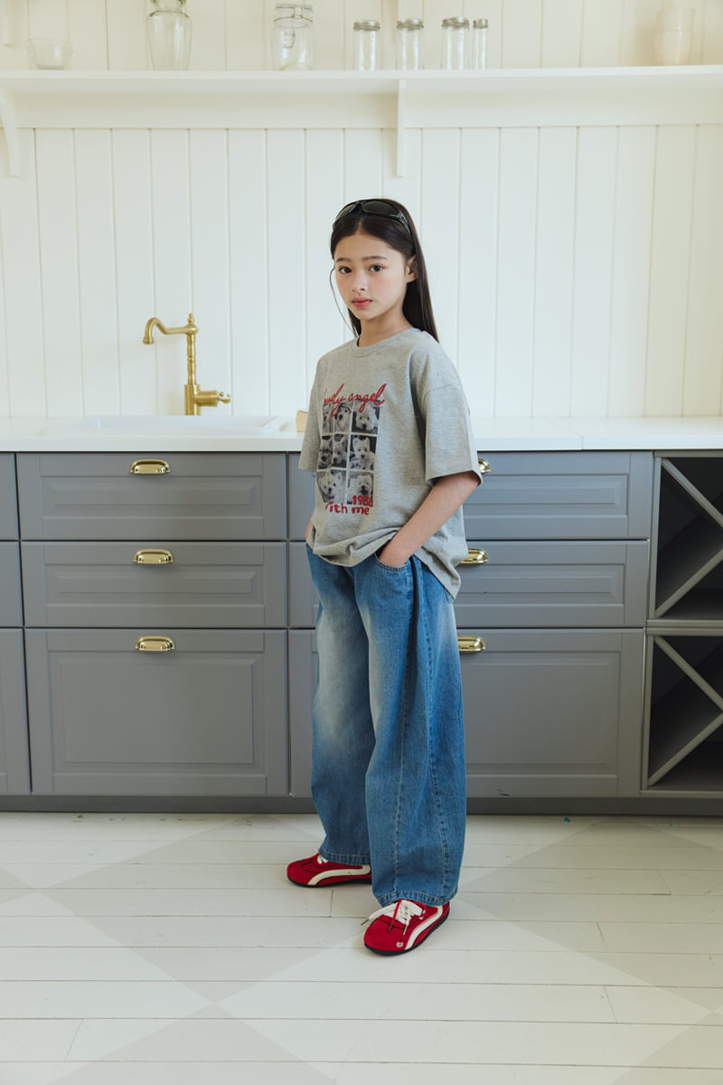 Sm2 - Korean Children Fashion - #minifashionista - Cut Wide Pants - 4