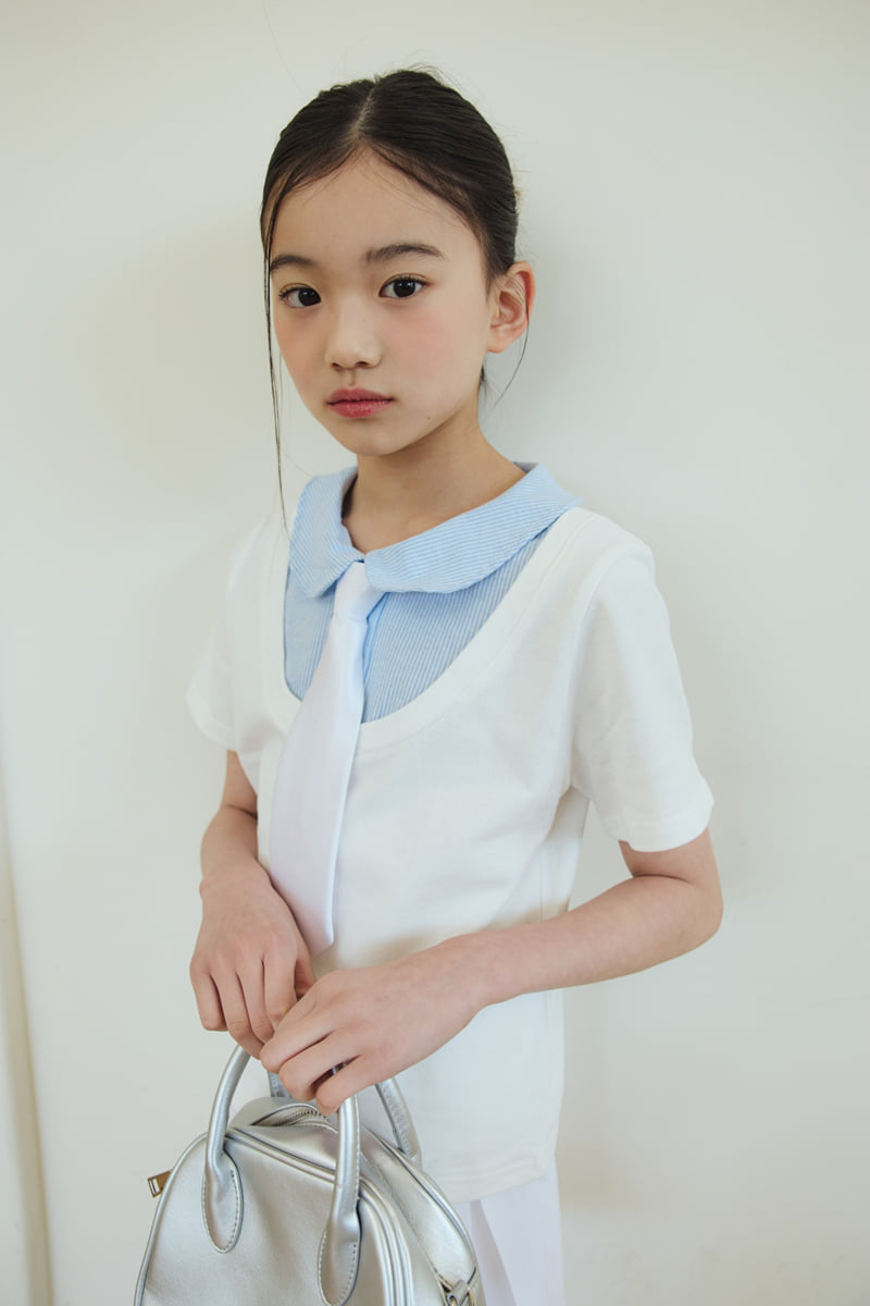 Sm2 - Korean Children Fashion - #prettylittlegirls - Classic Collared Tee - 8