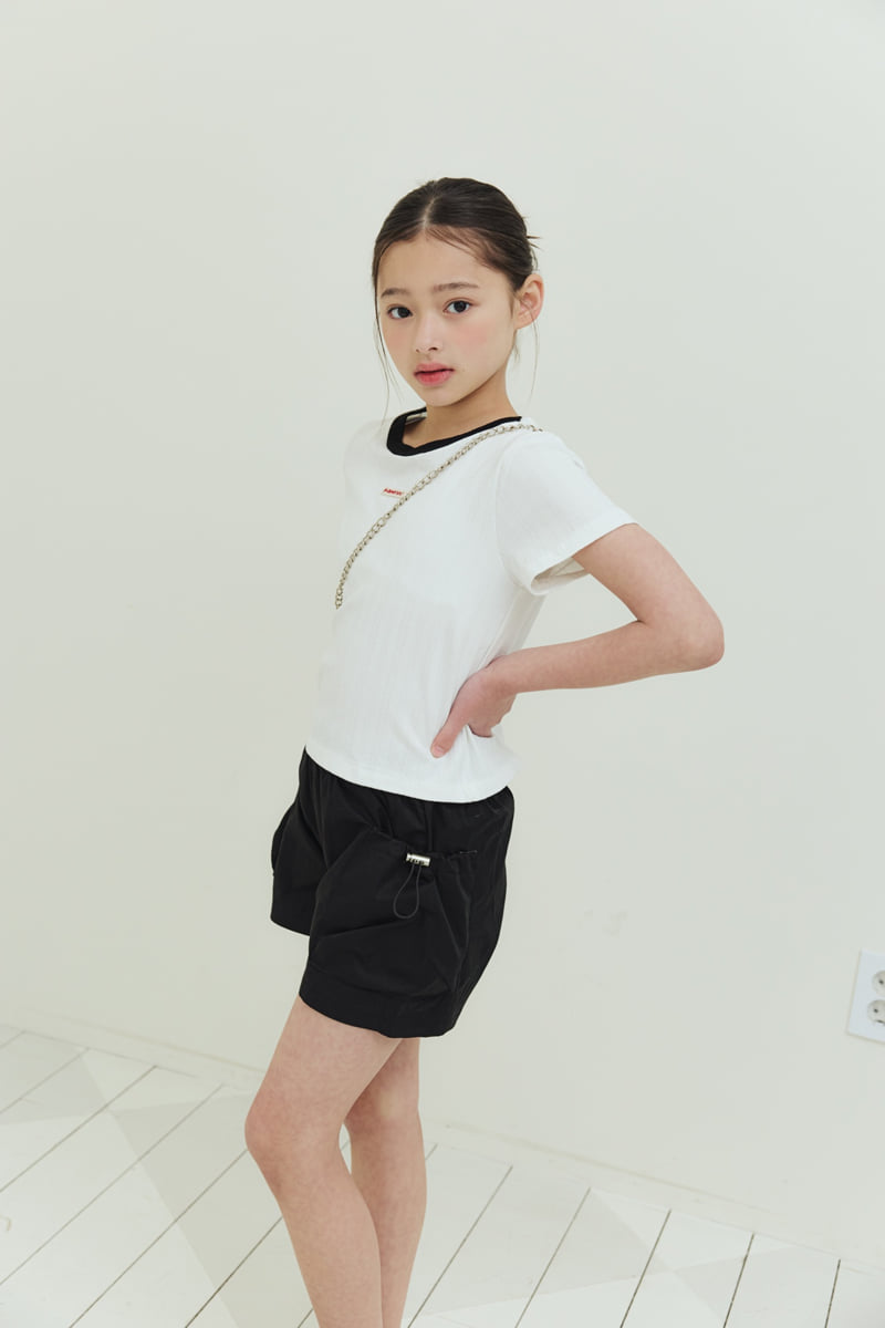 Sm2 - Korean Children Fashion - #prettylittlegirls - Color Neck Ribbed Tee - 9