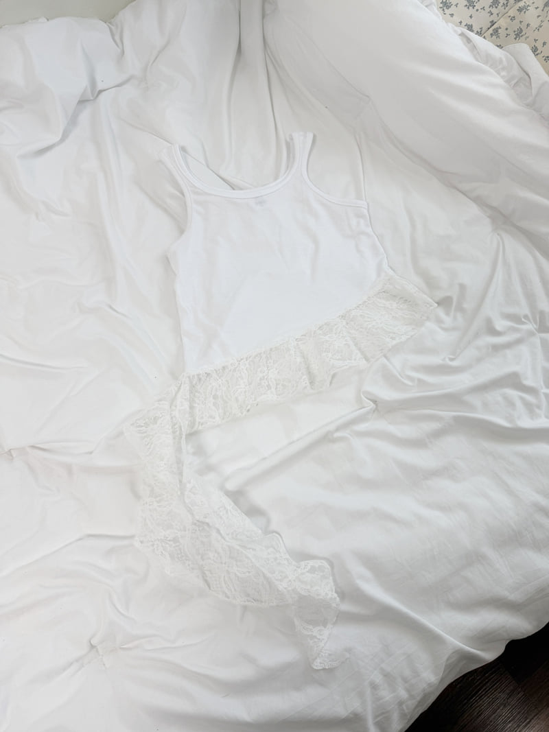 Sm2 - Korean Children Fashion - #stylishchildhood - Lace Sleeveless Top - 3