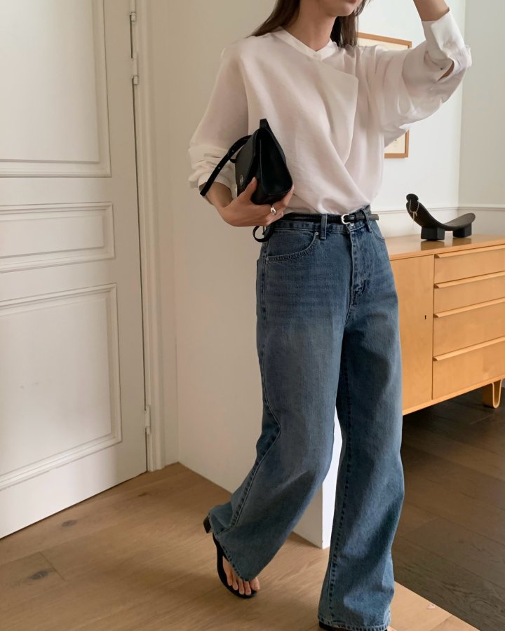 Ports Wide Denim Pants by Something Else for Women - view 10