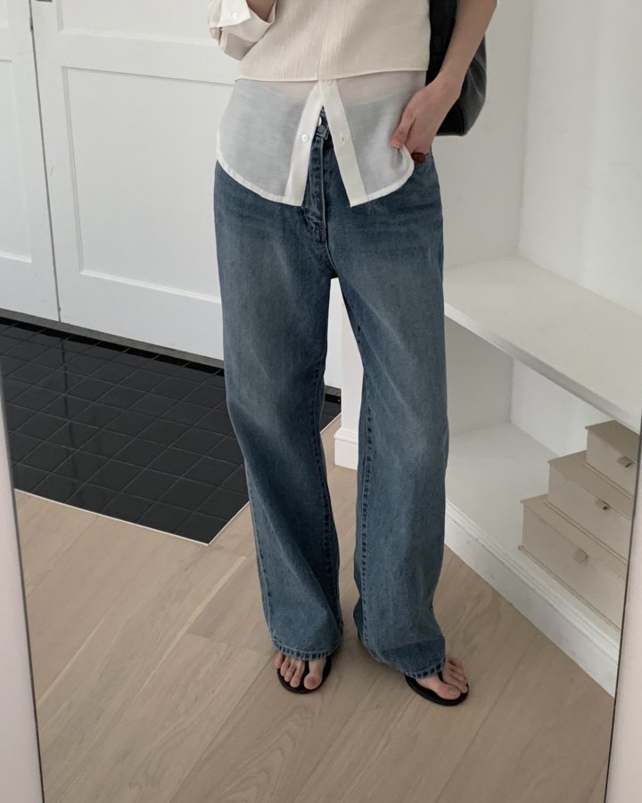 Ports Wide Denim Pants by Something Else for Women - view 2