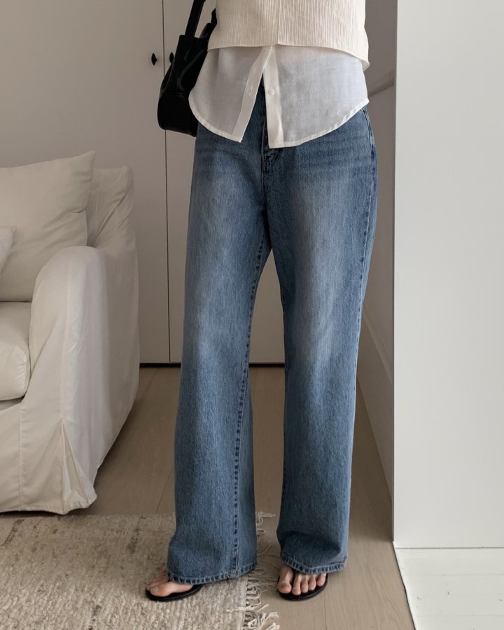 Ports Wide Denim Pants by Something Else for Women - view 4