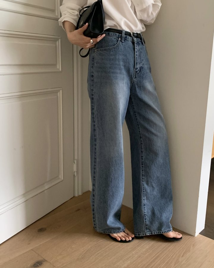 Ports Wide Denim Pants by Something Else for Women - view 6