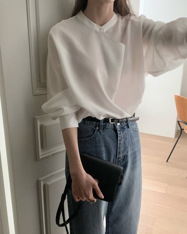 Drape Flare Blouse by Something Else for Women - view 1