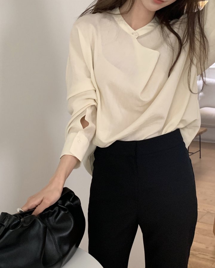 Drape Flare Blouse by Something Else for Women - view 11