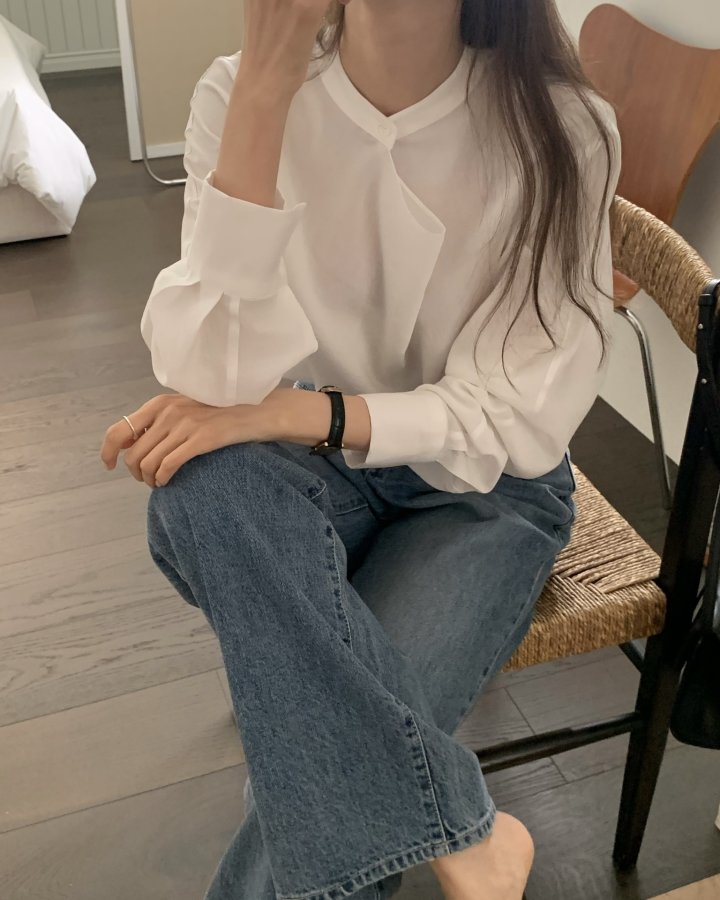 Drape Flare Blouse by Something Else for Women - view 5
