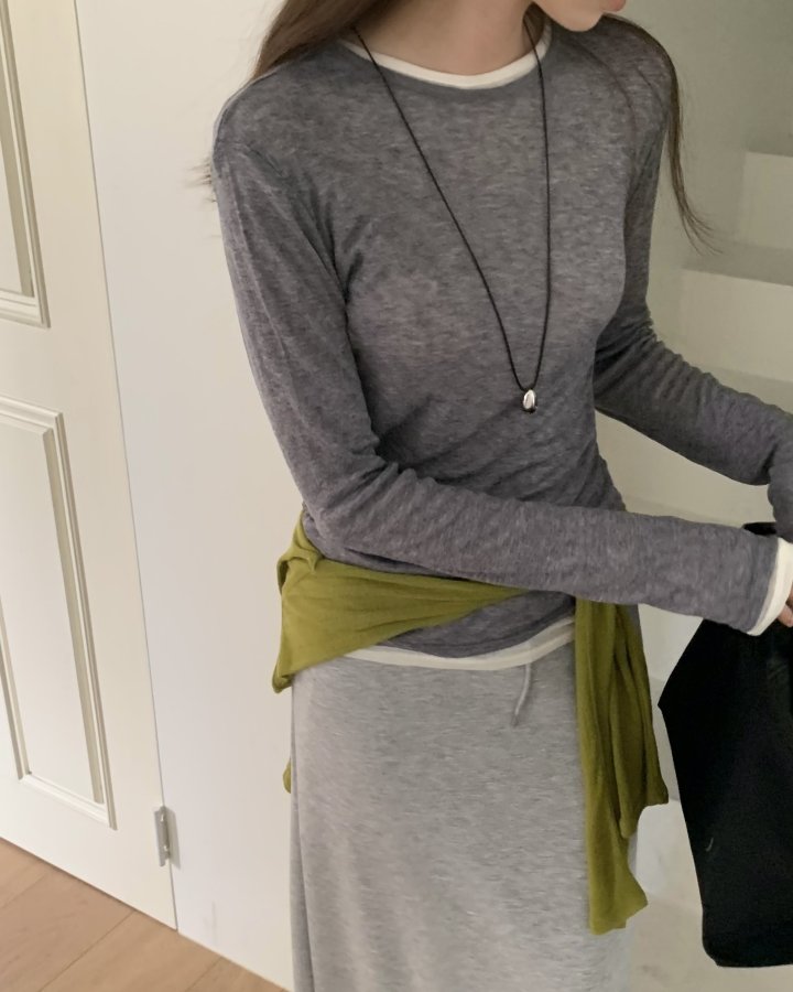 Something Else - Korean Women Fashion - #womensfashion - Dof Maxi Long Skirt - 4