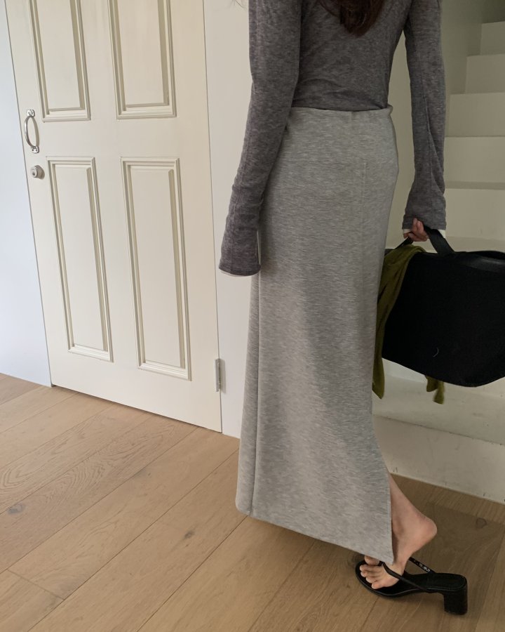 Something Else - Korean Women Fashion - #momslook - Dof Maxi Long Skirt - 6