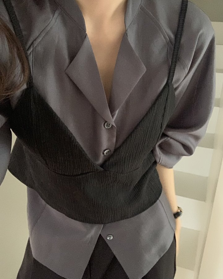 If Bustier Sleeveless Blouse by Something Else for Women - view 8