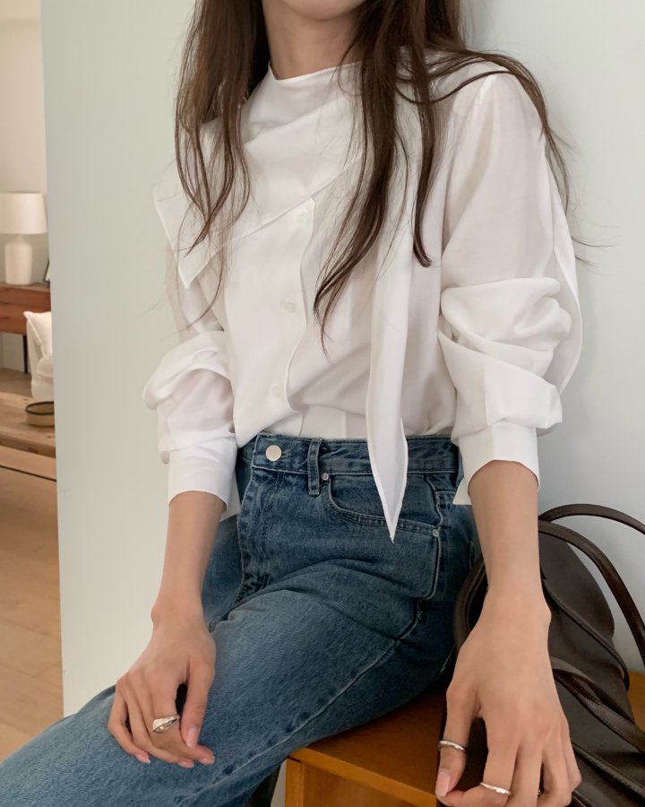 Something Else - Korean Women Fashion - #momslook - Roe Two-Piece Blouse