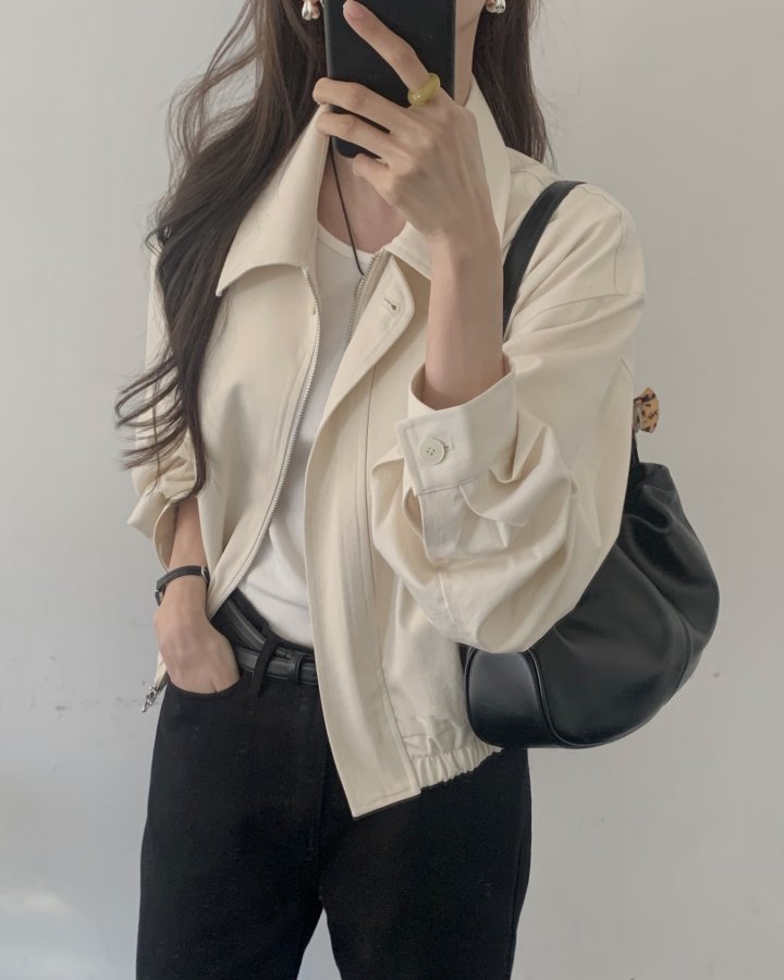 Something Else - Korean Women Fashion - #momslook - Morgan Hidden Blouson - 10