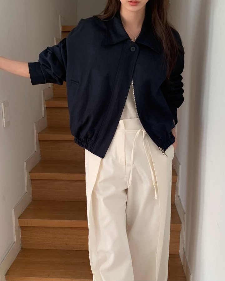 Something Else - Korean Women Fashion - #momslook - Morgan Hidden Blouson - 2