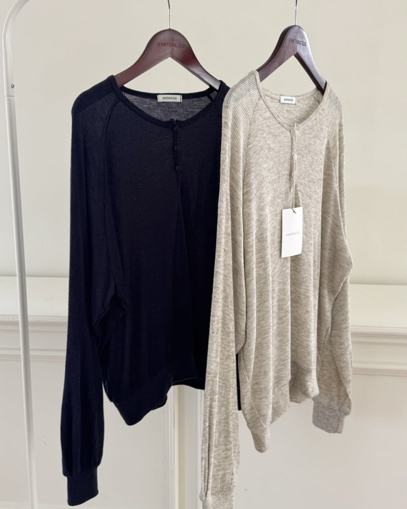 Something Else - Korean Women Fashion - #momslook - Senz Waffle Sweatshirt - 10