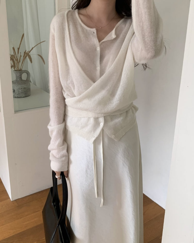 Something Else - Korean Women Fashion - #restrostyle - Melbourne Wrap Cardigan - 3