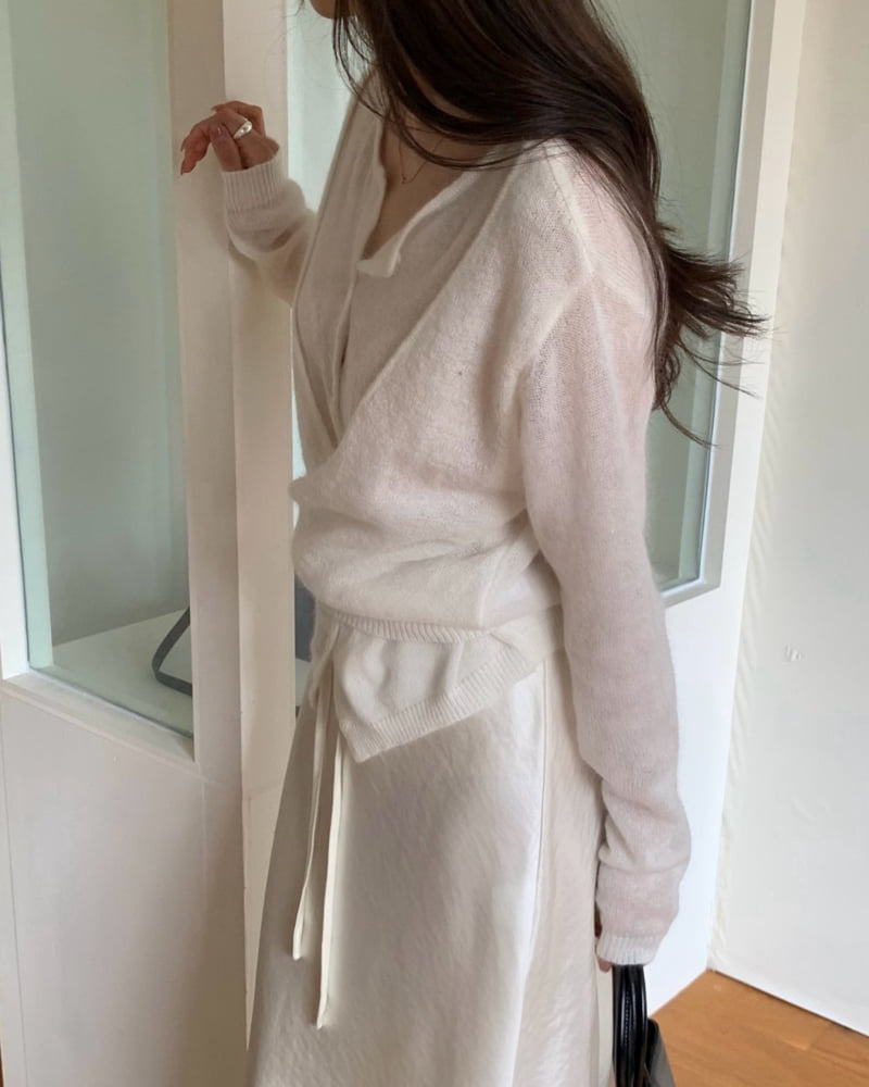 Something Else - Korean Women Fashion - #shopsmall - Melbourne Wrap Cardigan - 5