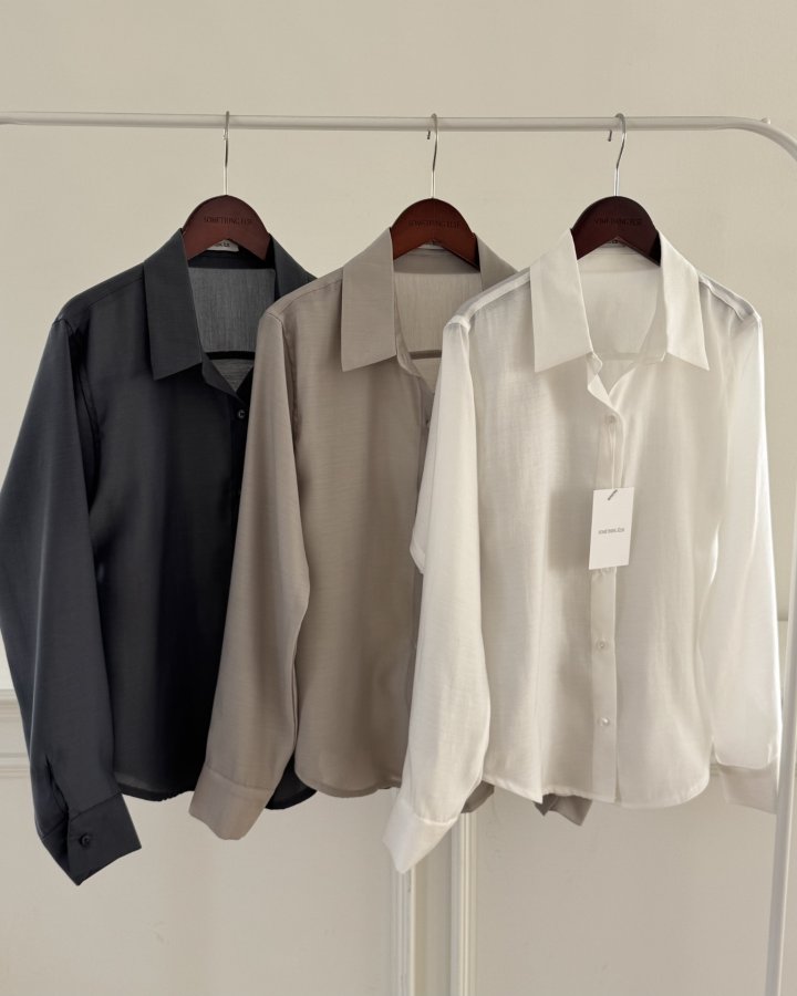 Something Else - Korean Women Fashion - #vintageinspired - Nove Tencel Shirt - 9