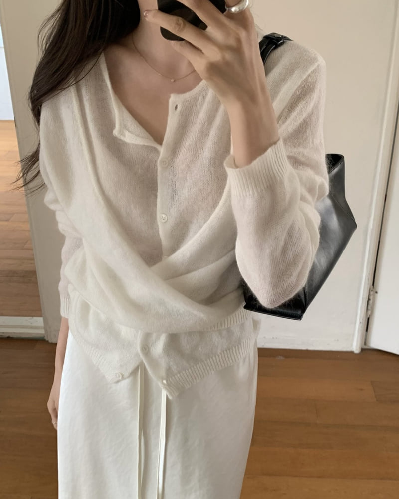Something Else - Korean Women Fashion - #vintagekidsstyle - Melbourne Wrap Cardigan
