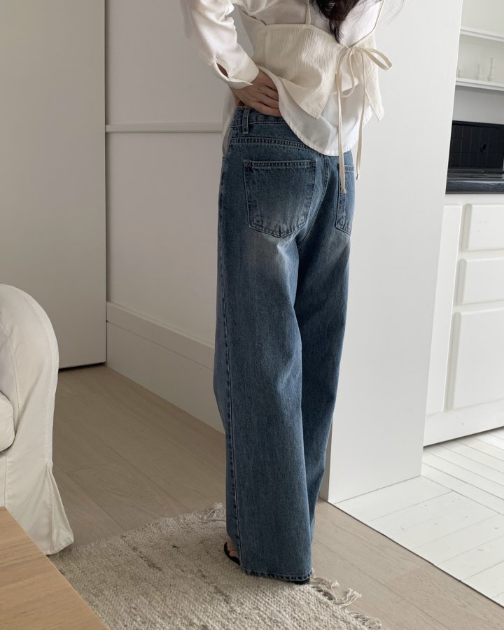 Ports Wide Denim Pants by Something Else for Women - view 3