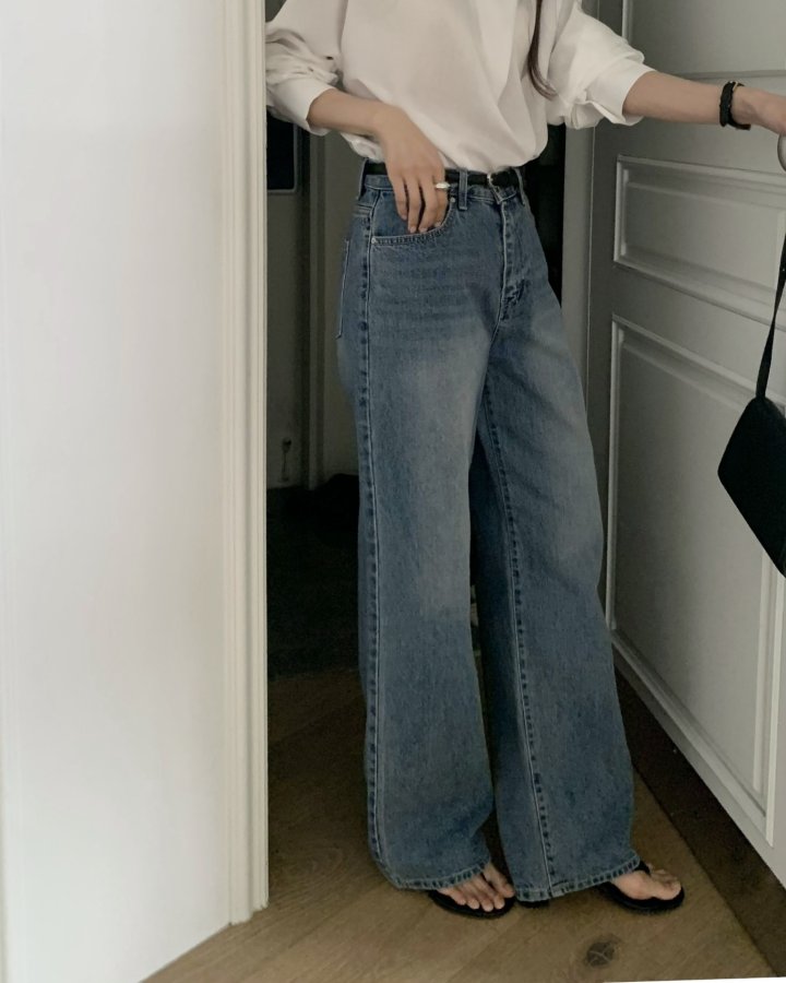 Ports Wide Denim Pants by Something Else for Women - view 7