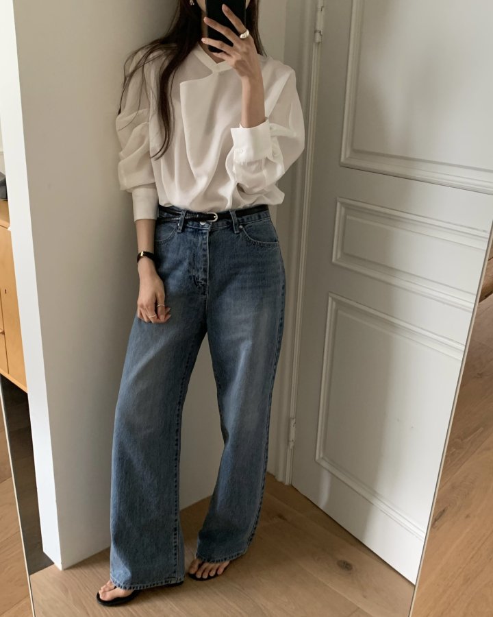 Ports Wide Denim Pants by Something Else for Women - view 9