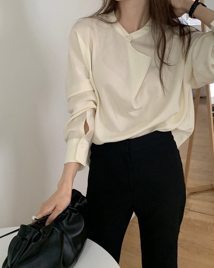 Drape Flare Blouse by Something Else for Women - view 12