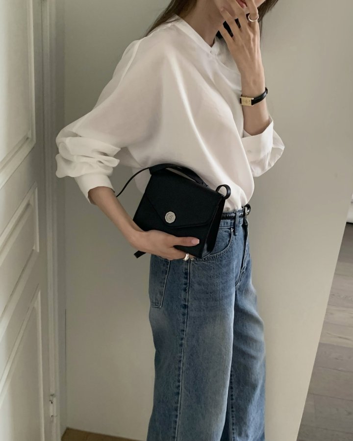 Drape Flare Blouse by Something Else for Women - view 8