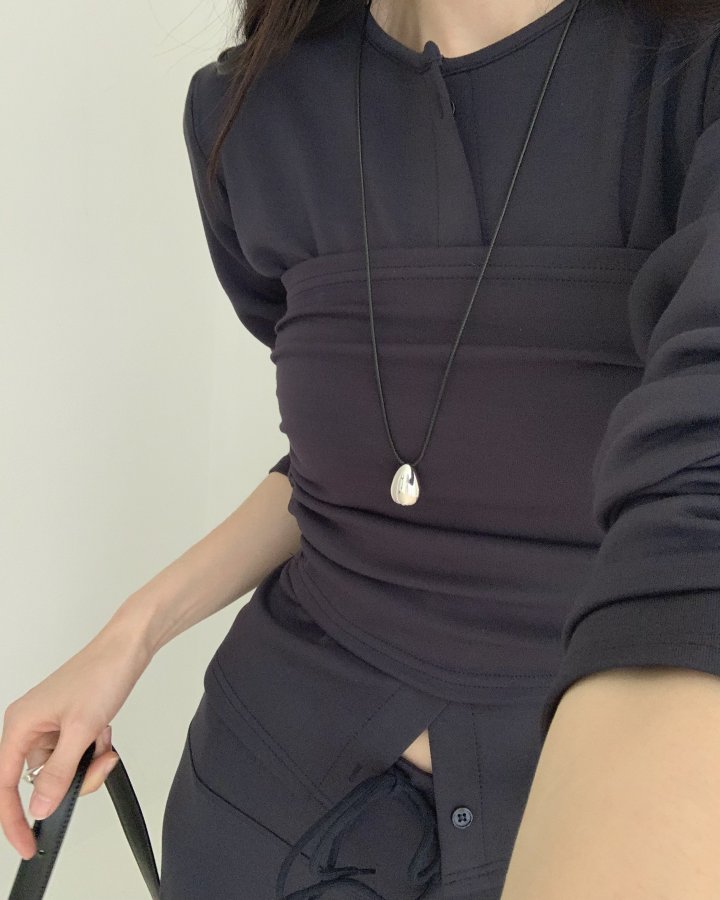 Something Else - Korean Women Fashion - #womensfashion - Dof Top Cardigan Set - 10