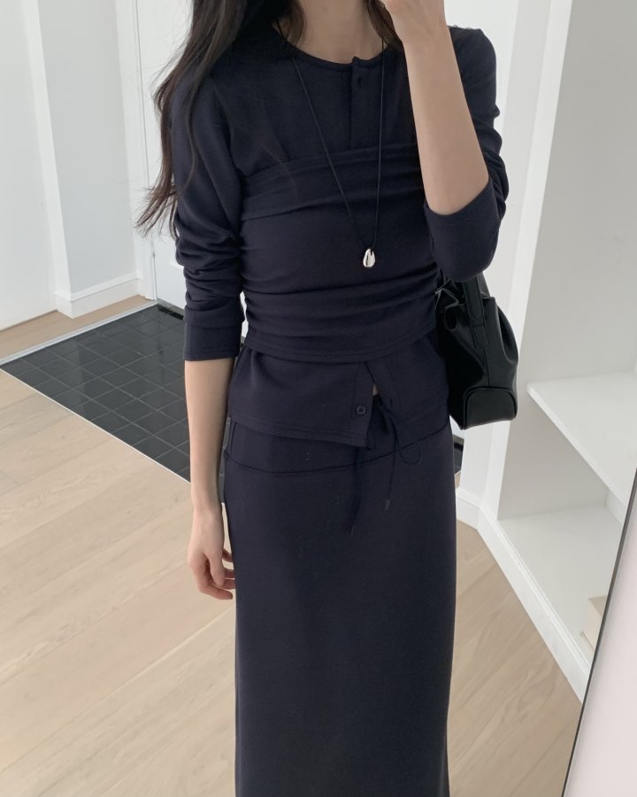 Something Else - Korean Women Fashion - #womensfashion - Dof Maxi Long Skirt - 9